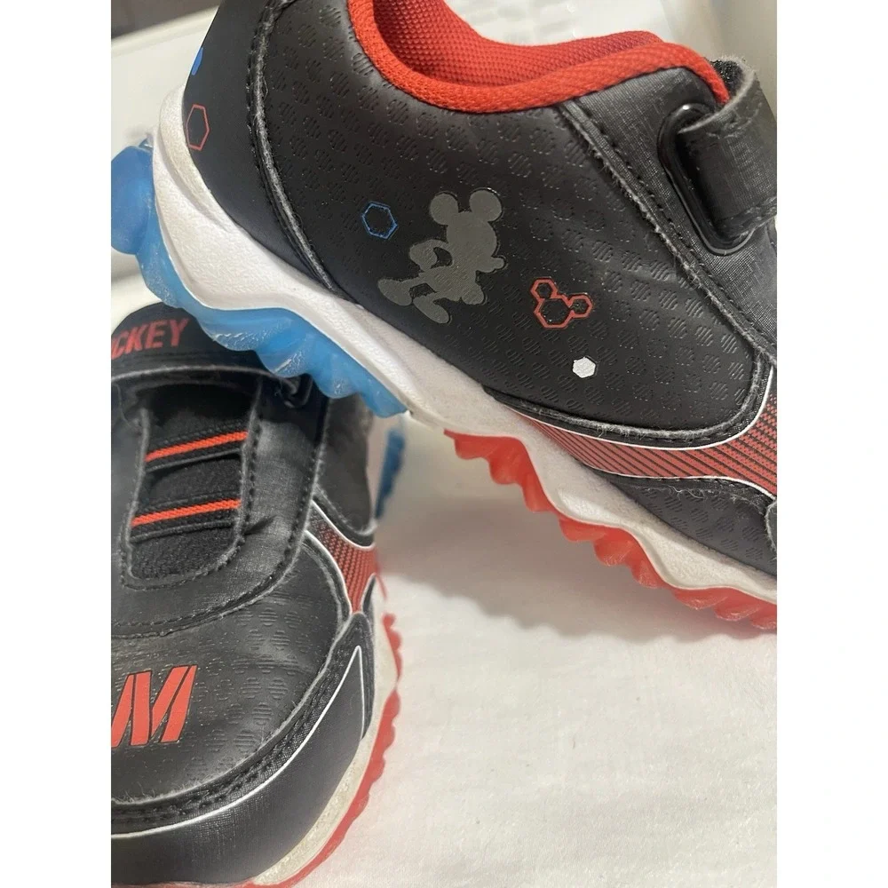 Mickey Mouse Light Up Shoes Size 11 Boys